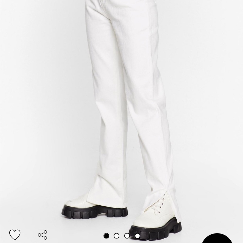 NEVER WORN nastygal Slit now or never jeans